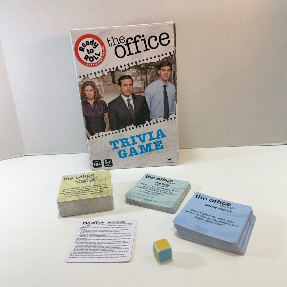 The Office Trivia Game Ready To Roll Cardinal 150 Cards Complete